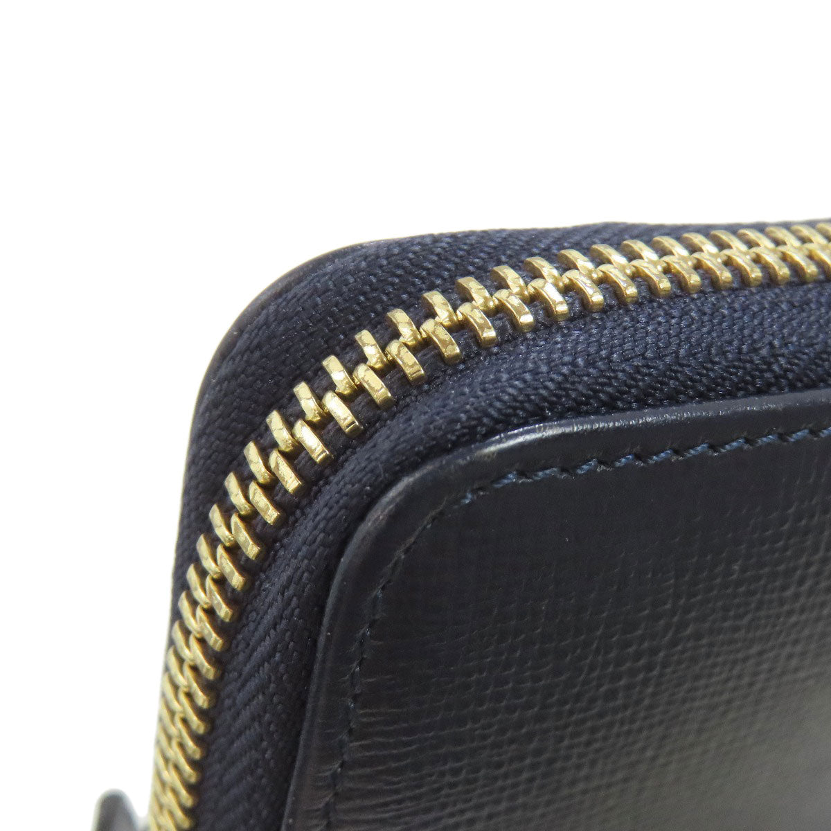 Dunhill logo Long wallet (with coin pocket) Leather mens [Used]
