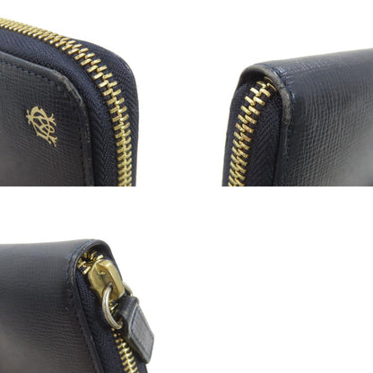 Dunhill logo Long wallet (with coin pocket) Leather mens [Used]