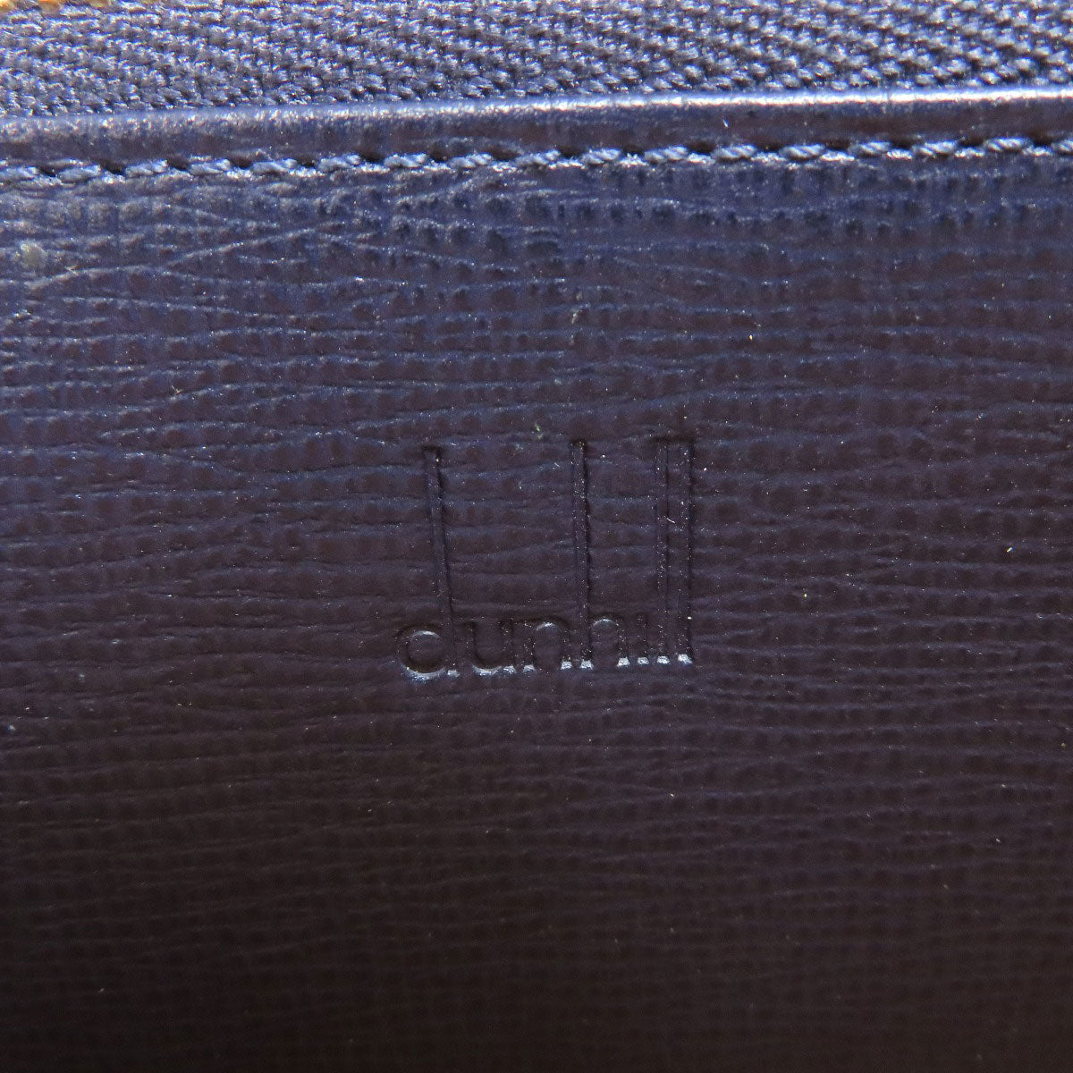 Dunhill logo Long wallet (with coin pocket) Leather mens [Used]