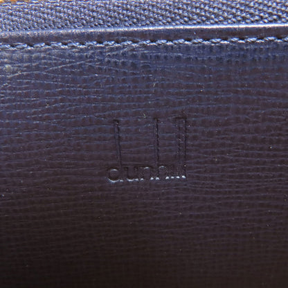 Dunhill logo Long wallet (with coin pocket) Leather mens [Used]