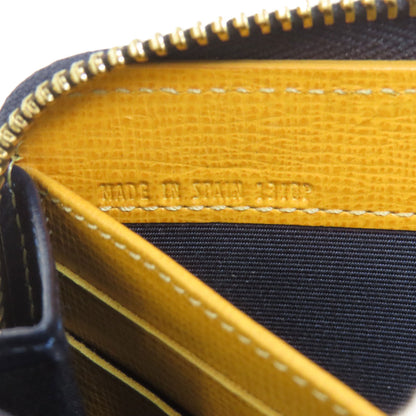 Dunhill logo Long wallet (with coin pocket) Leather mens [Used]