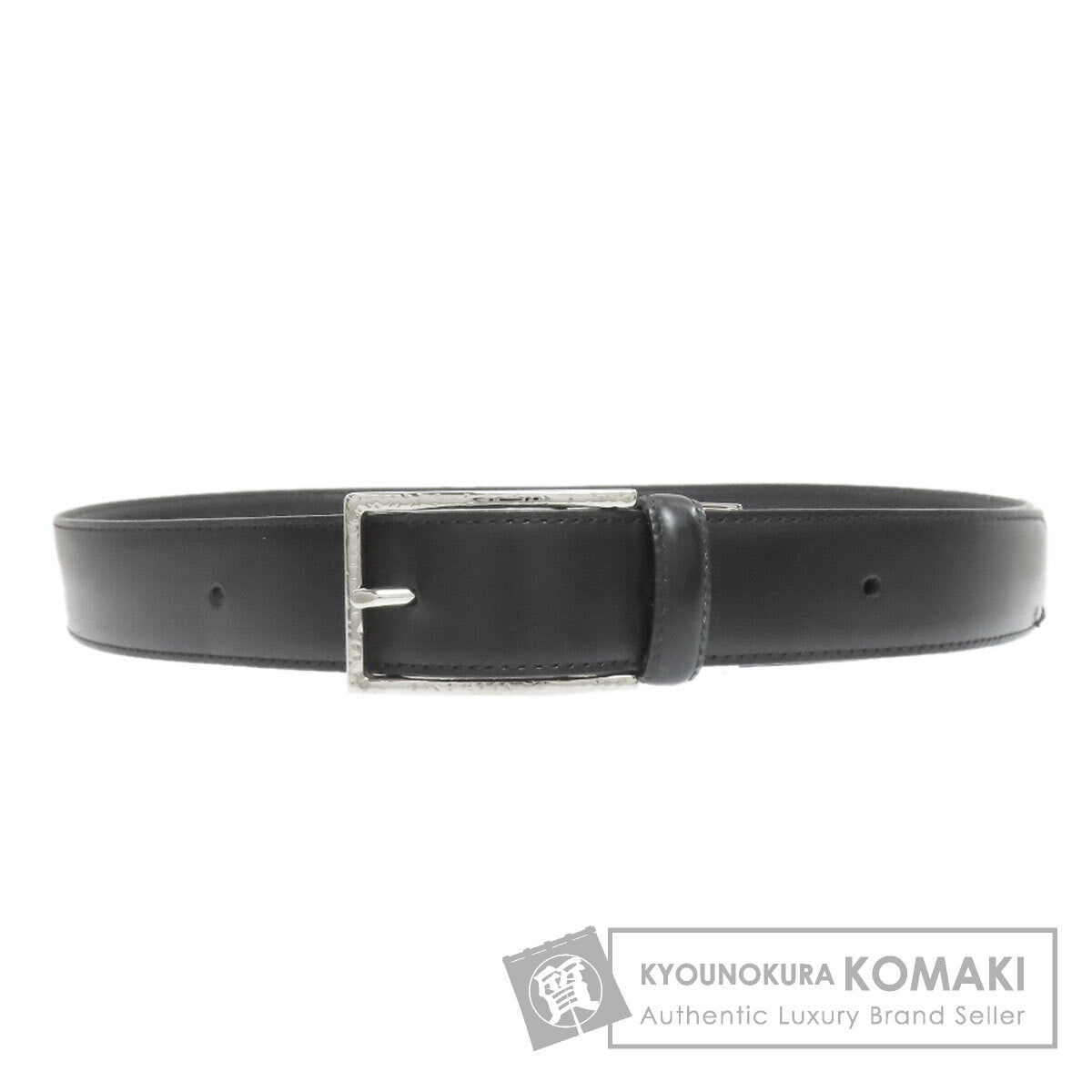 Dunhill Simple design belt Leather mens [Used]