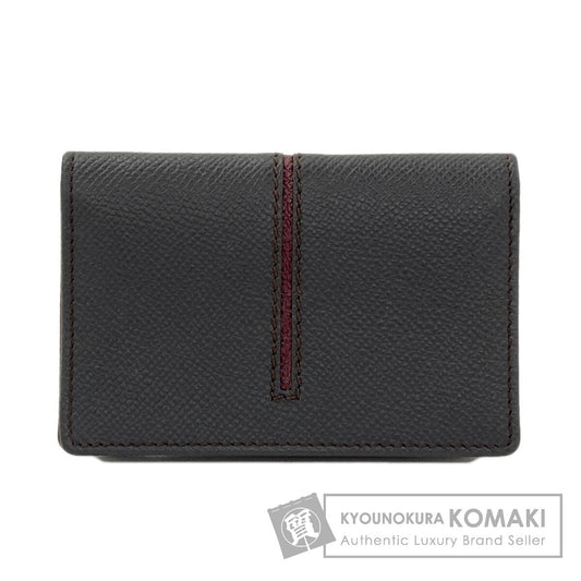 TODS name card holder Card Case Leather Ladies [Used]