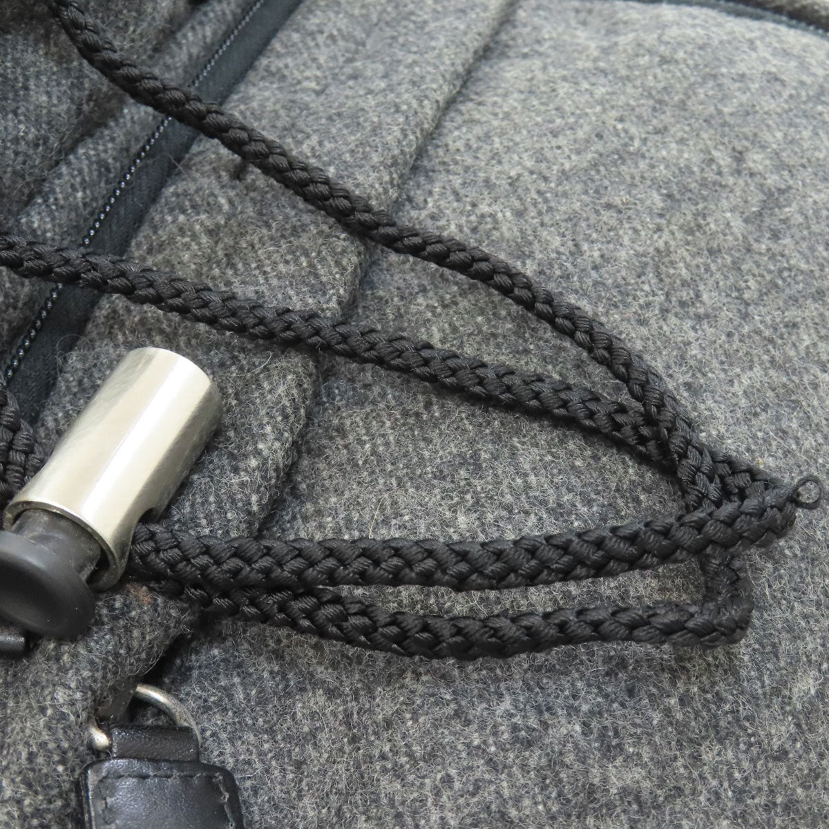 PRADA Logo Hardware Backpack Â· Daypack wool Ladies [Used]