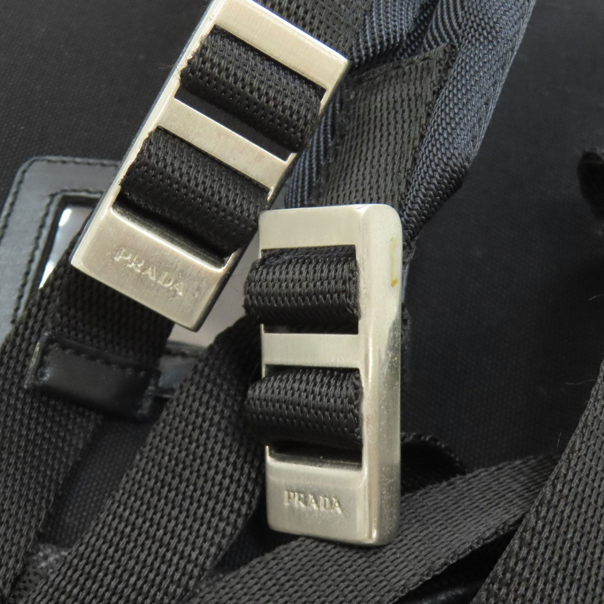 PRADA Logo Hardware Backpack Â· Daypack wool Ladies [Used]