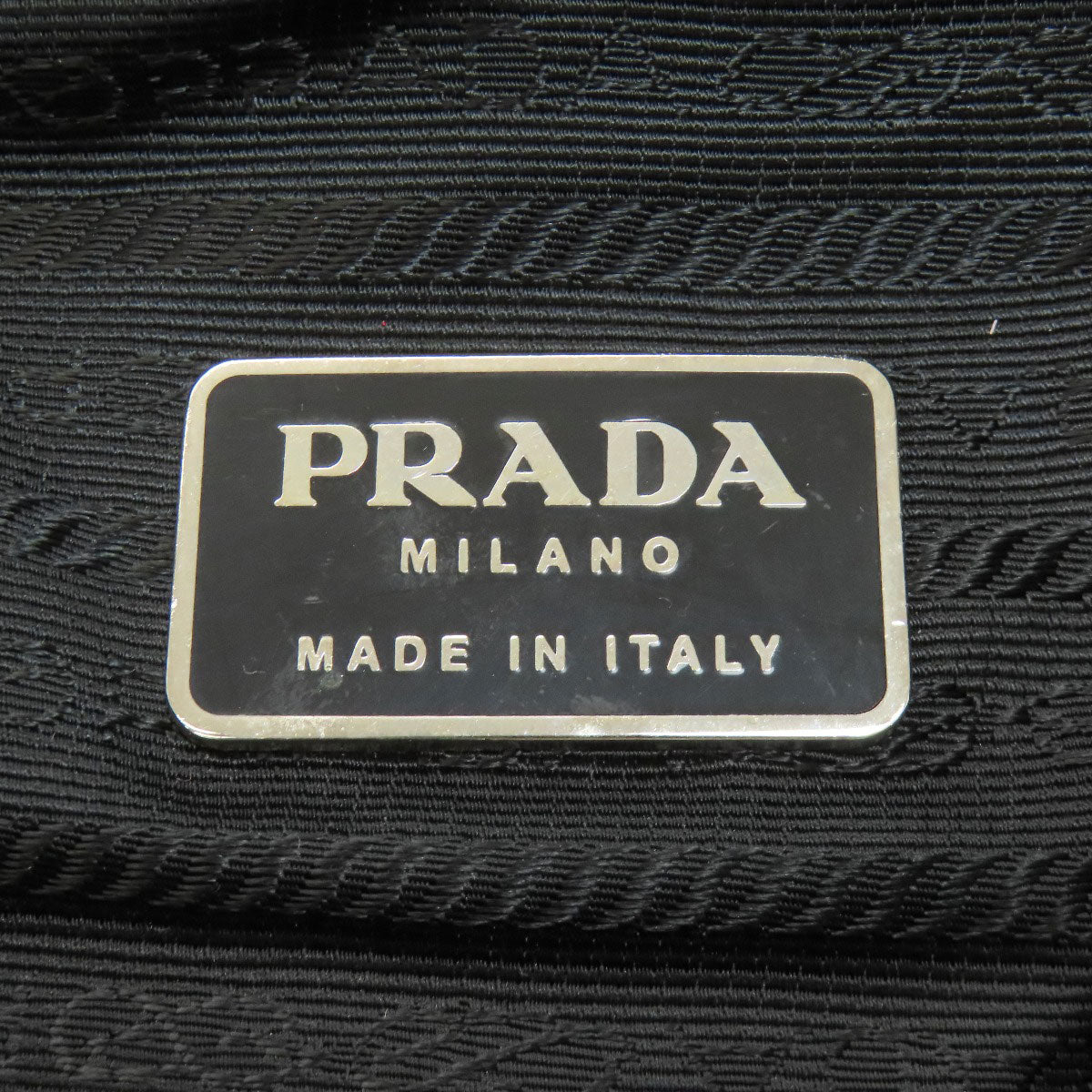PRADA Logo Hardware Backpack Â· Daypack wool Ladies [Used]
