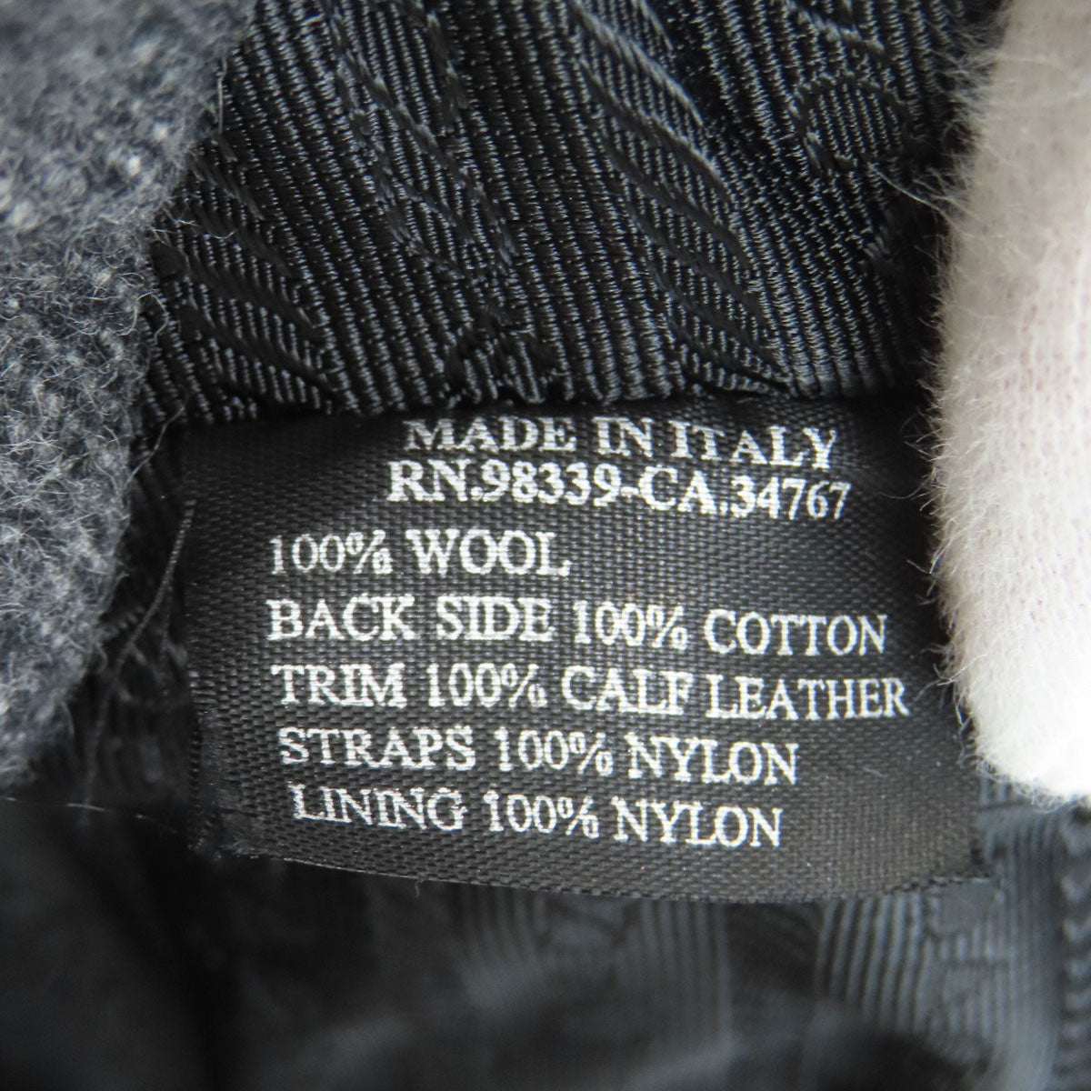 PRADA Logo Hardware Backpack Â· Daypack wool Ladies [Used]