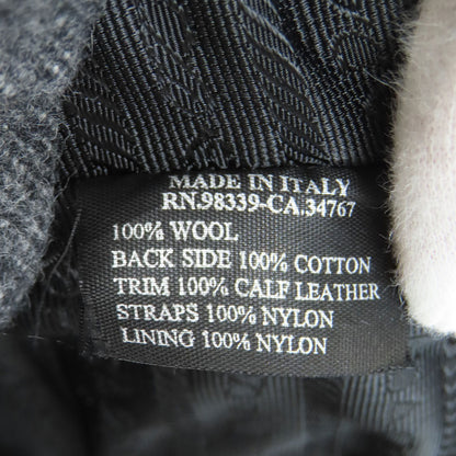 PRADA Logo Hardware Backpack Â· Daypack wool Ladies [Used]