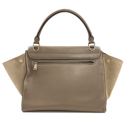 CELINE Trapeze 2WAY Handbag Calf SuedeLadies [Used]