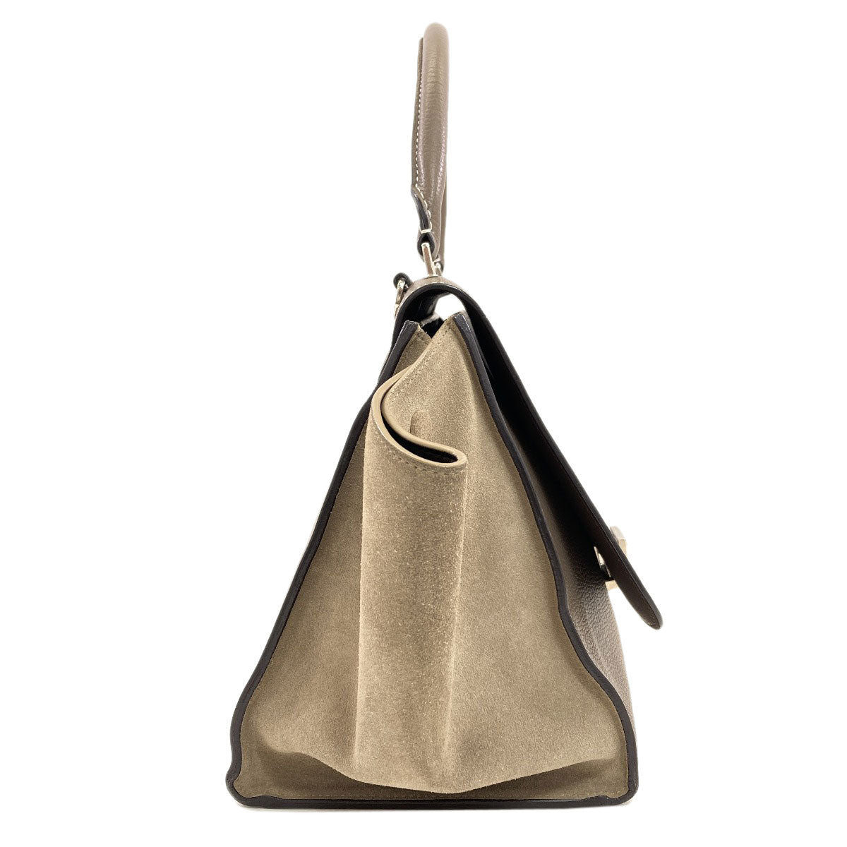 CELINE Trapeze 2WAY Handbag Calf SuedeLadies [Used]