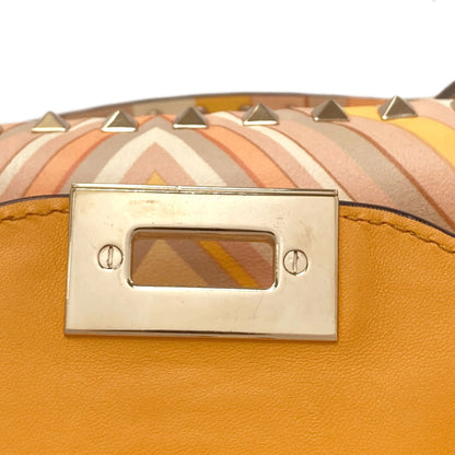 VALENTINO Studs 2WAY Handbag Leather Ladies [Used]