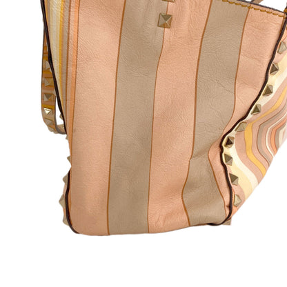 VALENTINO Studs 2WAY Handbag Leather Ladies [Used]