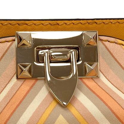 VALENTINO Studs 2WAY Handbag Leather Ladies [Used]