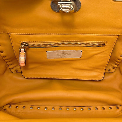 VALENTINO Studs 2WAY Handbag Leather Ladies [Used]