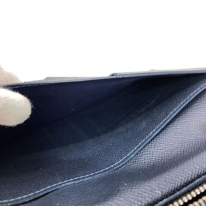 LOUIS VUITTON M30387 Portefeiulle ・ Brother NM Long wallet (with coin pocket) Taiga mens [Used]