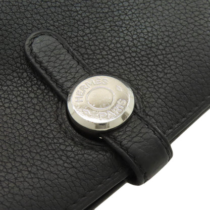 HERMES Dogon Compact SilverHardware coin purse Togo Ladies [Used]