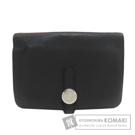 HERMES Dogon Compact SilverHardware coin purse Togo Ladies [Used]