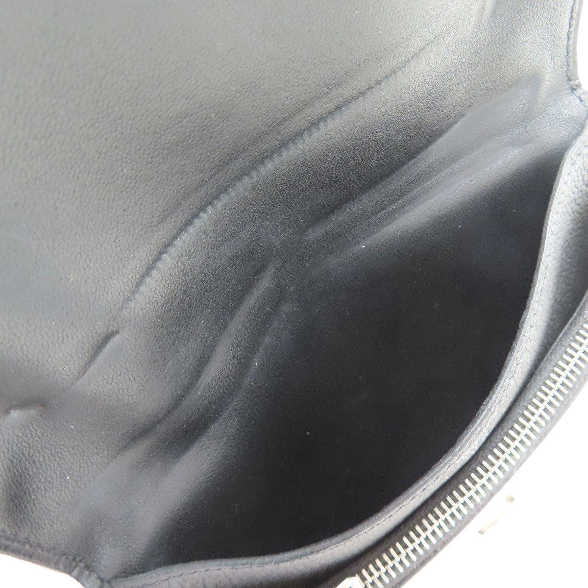 HERMES Dogon Compact SilverHardware coin purse Togo Ladies [Used]