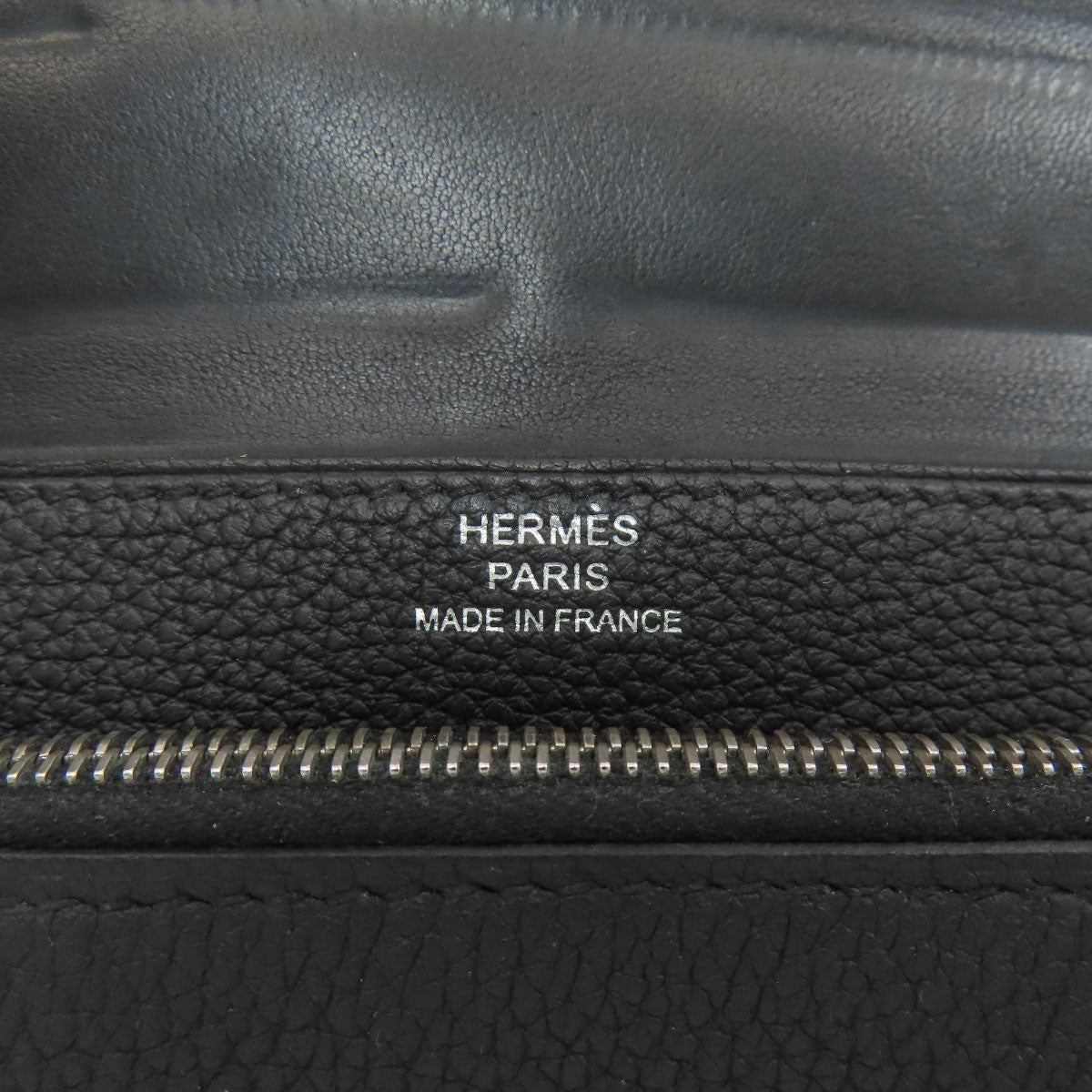 HERMES Dogon Compact SilverHardware coin purse Togo Ladies [Used]