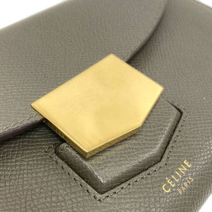 CELINE Trotter Long wallet (with coin pocket) Leather Ladies [Used]