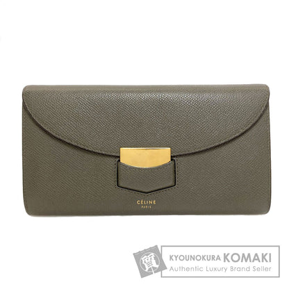 CELINE Trotter Long wallet (with coin pocket) Leather Ladies [Used]