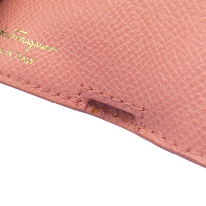 Salvatore Ferragamo Vara ribbon Bifold Wallet with Coin Pocket Leather Ladies [Used]