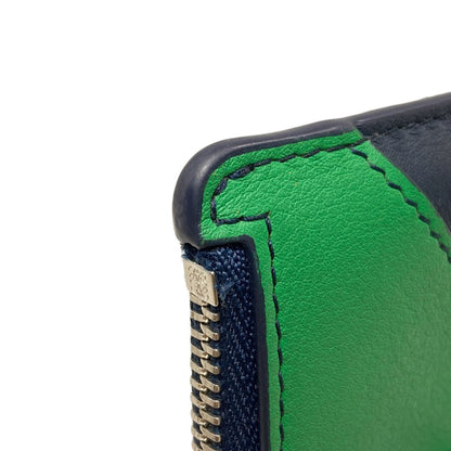 LOEWE puzzle coin card holder coin purse Leather Ladies [Used]