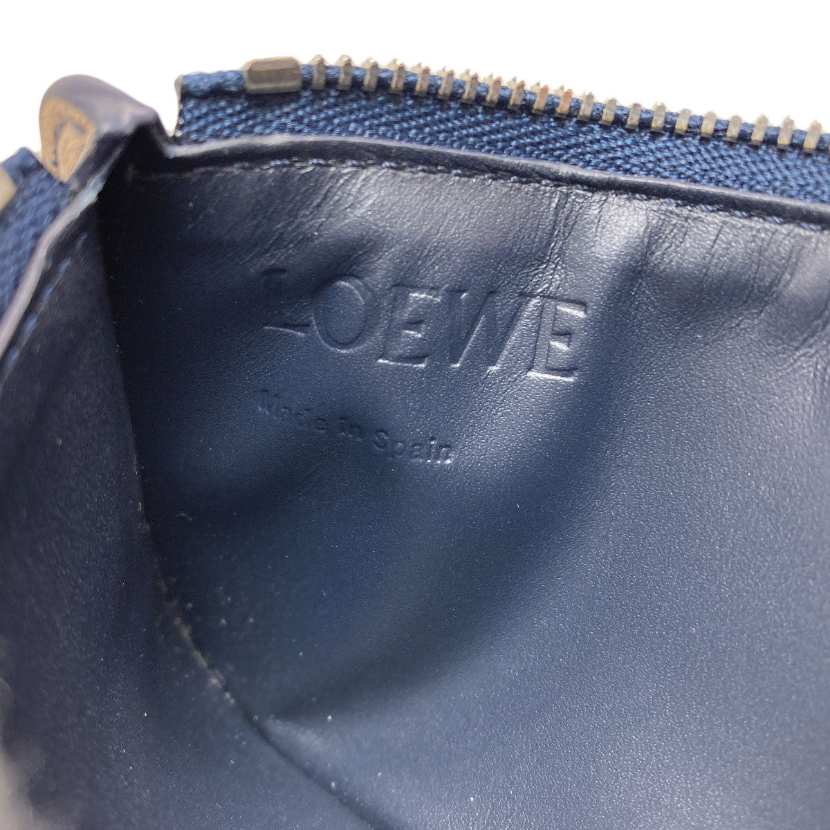 LOEWE puzzle coin card holder coin purse Leather Ladies [Used]