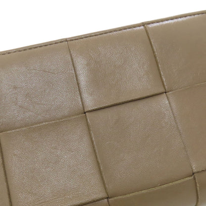 BOTTEGA VENETA Maxi Intrecciato Long wallet (with coin pocket) Leather Ladies [Used]