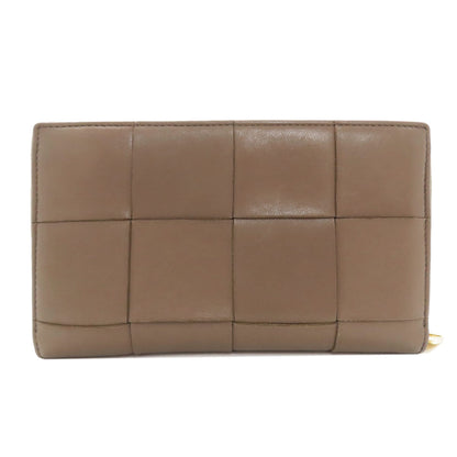 BOTTEGA VENETA Maxi Intrecciato Long wallet (with coin pocket) Leather Ladies [Used]