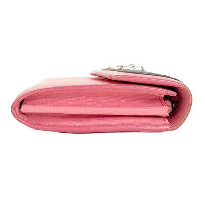 FENDI Bugs monster Long wallet (with coin pocket) Leather Ladies [Used]
