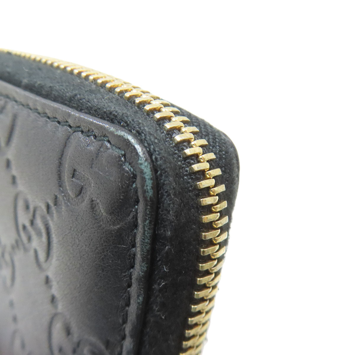 GUCCI 255452 GG signature guccissima coin purse Leather Ladies [Used]