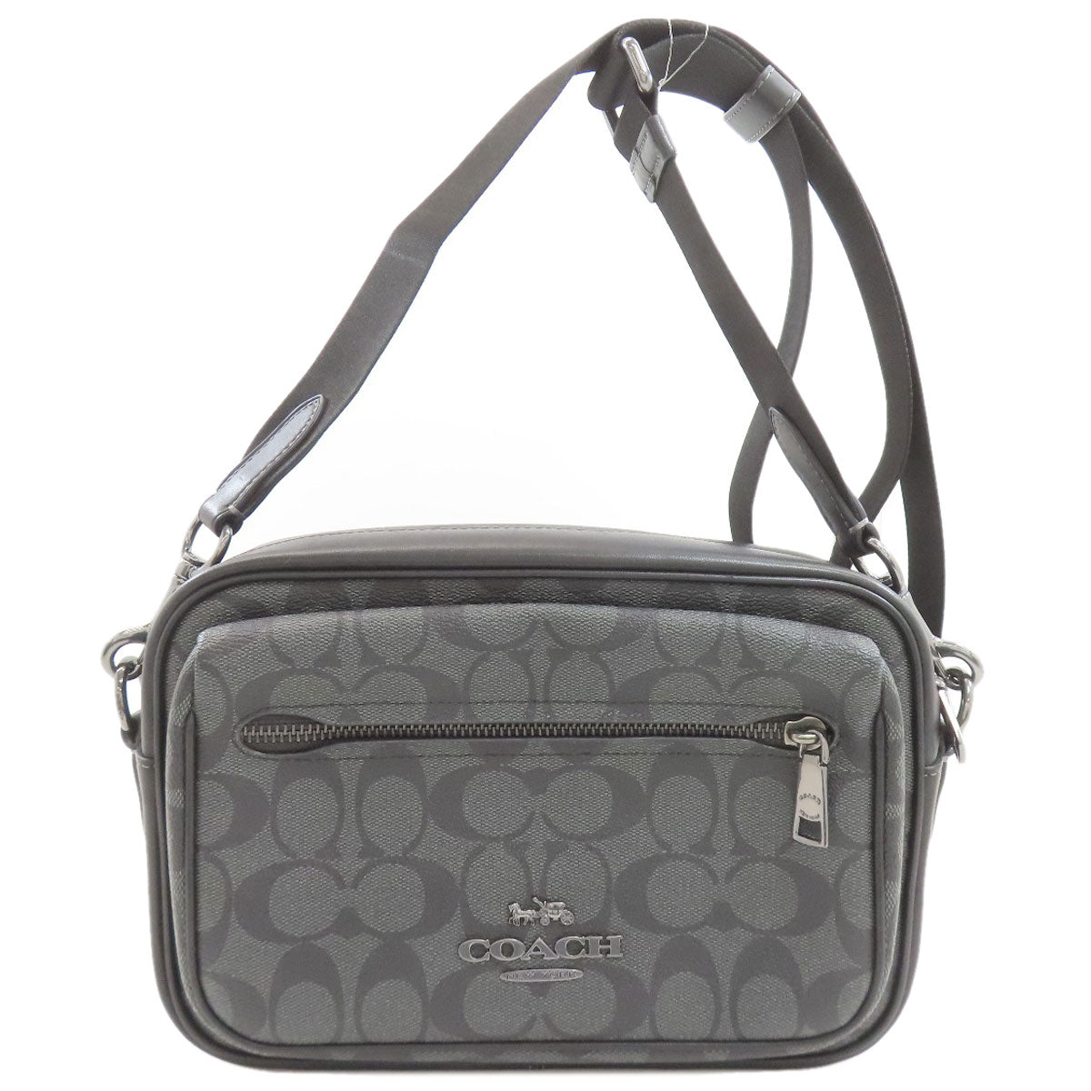 COACH CJ510 Elias Signature Shoulder Bag PVC Ladies [Used]