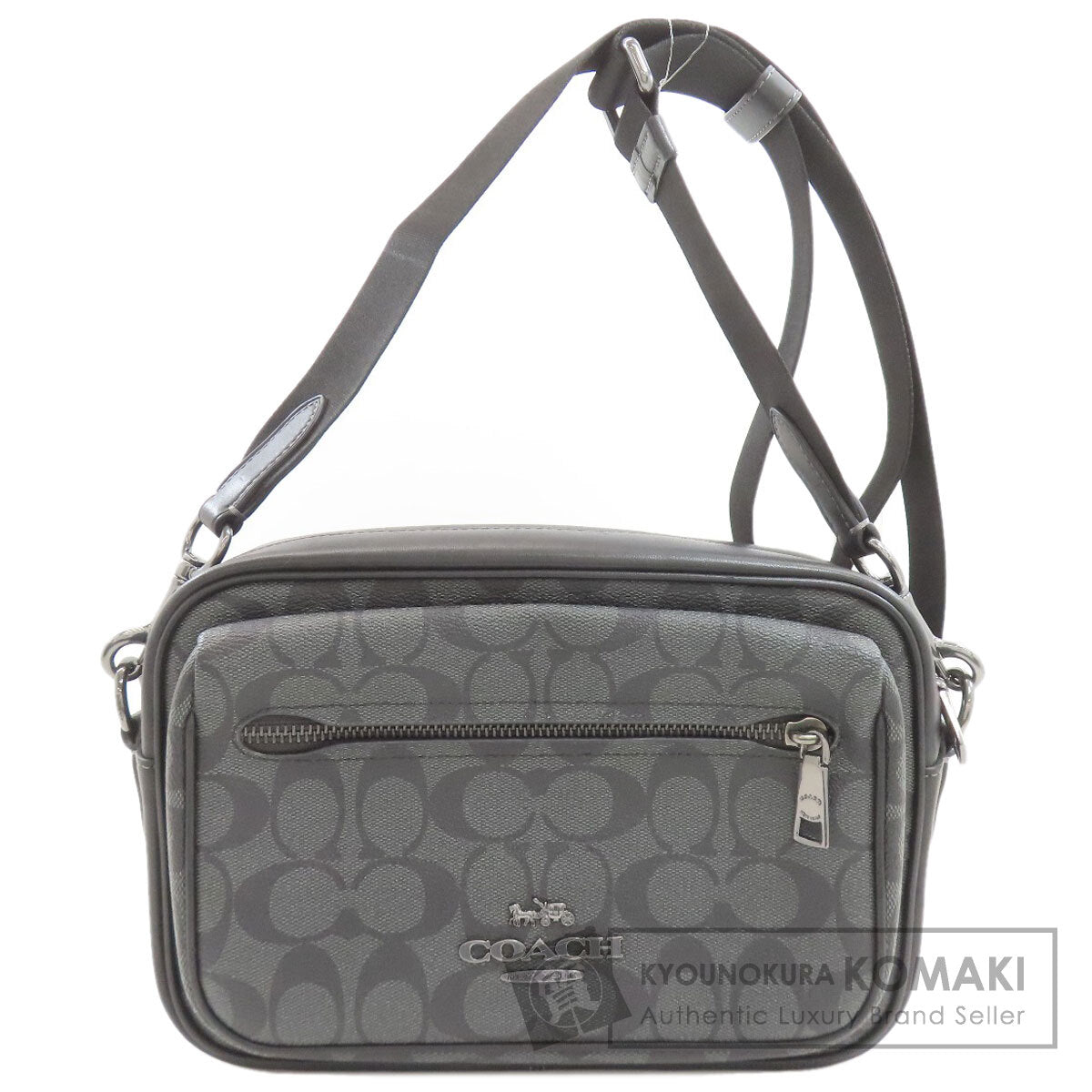 COACH CJ510 Elias Signature Shoulder Bag PVC Ladies [Used]