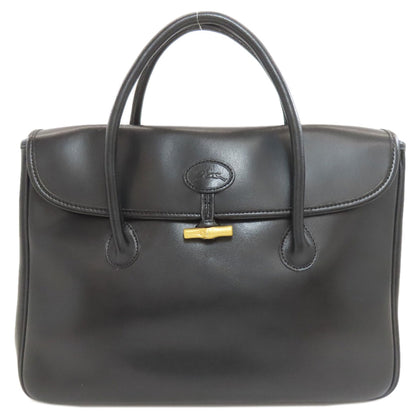 Longchamp Rozo Handbag Leather Ladies [Used]