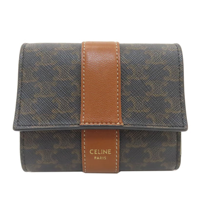 CELINE Small trifold wallet Tri-fold wallet (with Coin Pocket) PVC Ladies [Used]
