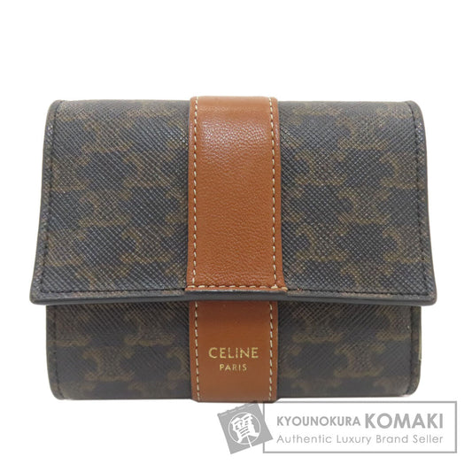 CELINE Small trifold wallet Tri-fold wallet (with Coin Pocket) PVC Ladies [Used]