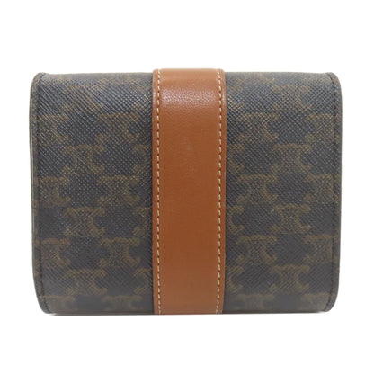 CELINE Small trifold wallet Tri-fold wallet (with Coin Pocket) PVC Ladies [Used]