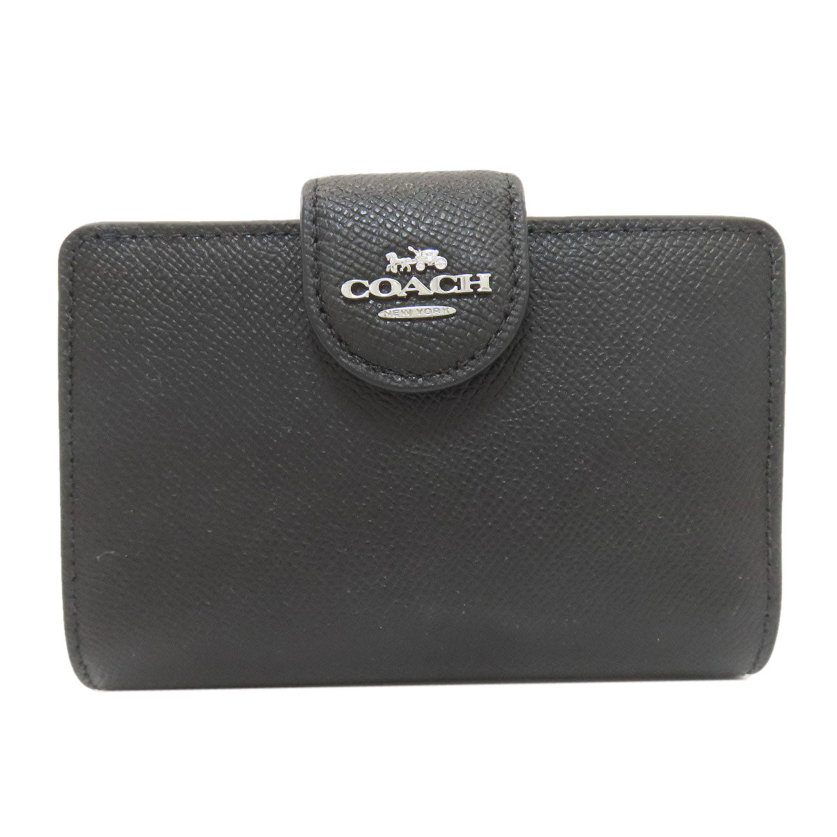 COACH 6390 Medium corner zip wallet Bifold Wallet with Coin Pocket Leather Ladies [Used]