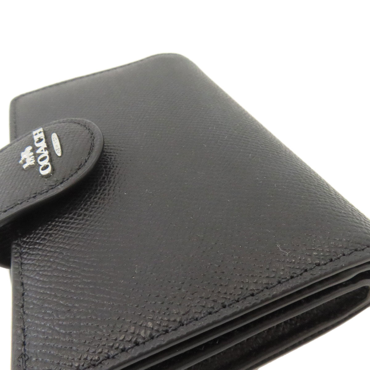 COACH 6390 Medium corner zip wallet Bifold Wallet with Coin Pocket Leather Ladies [Used]
