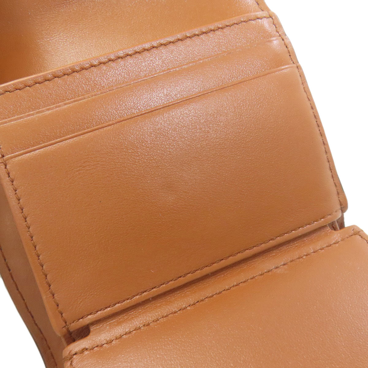 CELINE Small flap wallet Triomphe Bifold Wallet with Coin Pocket Canvas LeatherLadies [Used]
