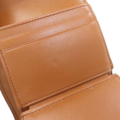 CELINE Small flap wallet Triomphe Bifold Wallet with Coin Pocket Canvas LeatherLadies [Used]