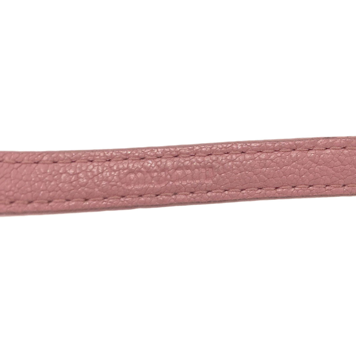 MIUMIU Rhinestone Bracelet Leather MetalLadies [Used]