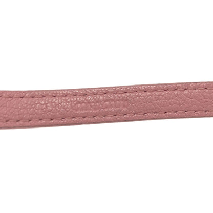MIUMIU Rhinestone Bracelet Leather MetalLadies [Used]