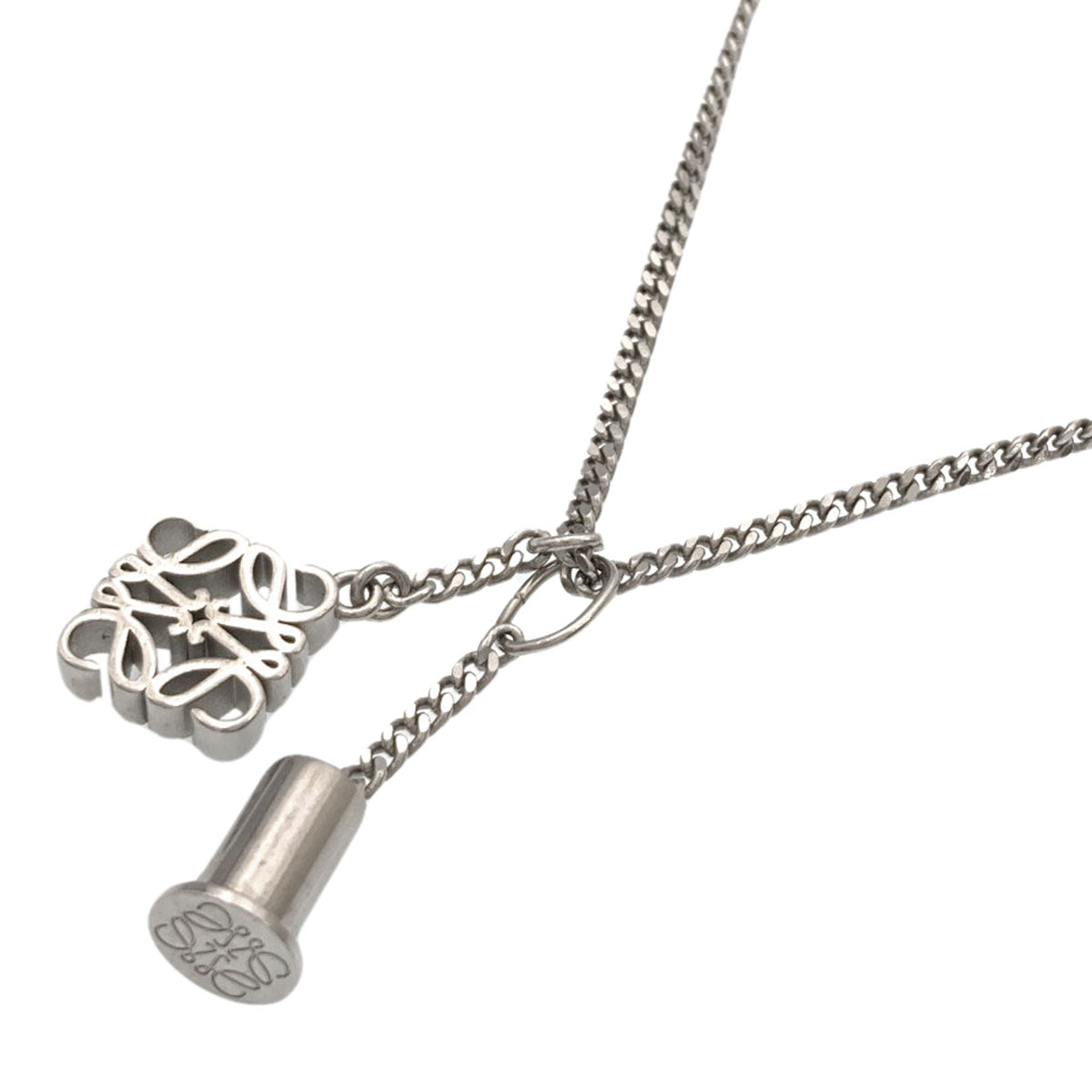 LOEWE Personalization Necklace Metal Ladies [Used]