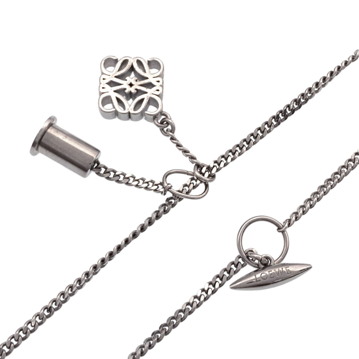 LOEWE Personalization Necklace Metal Ladies [Used]