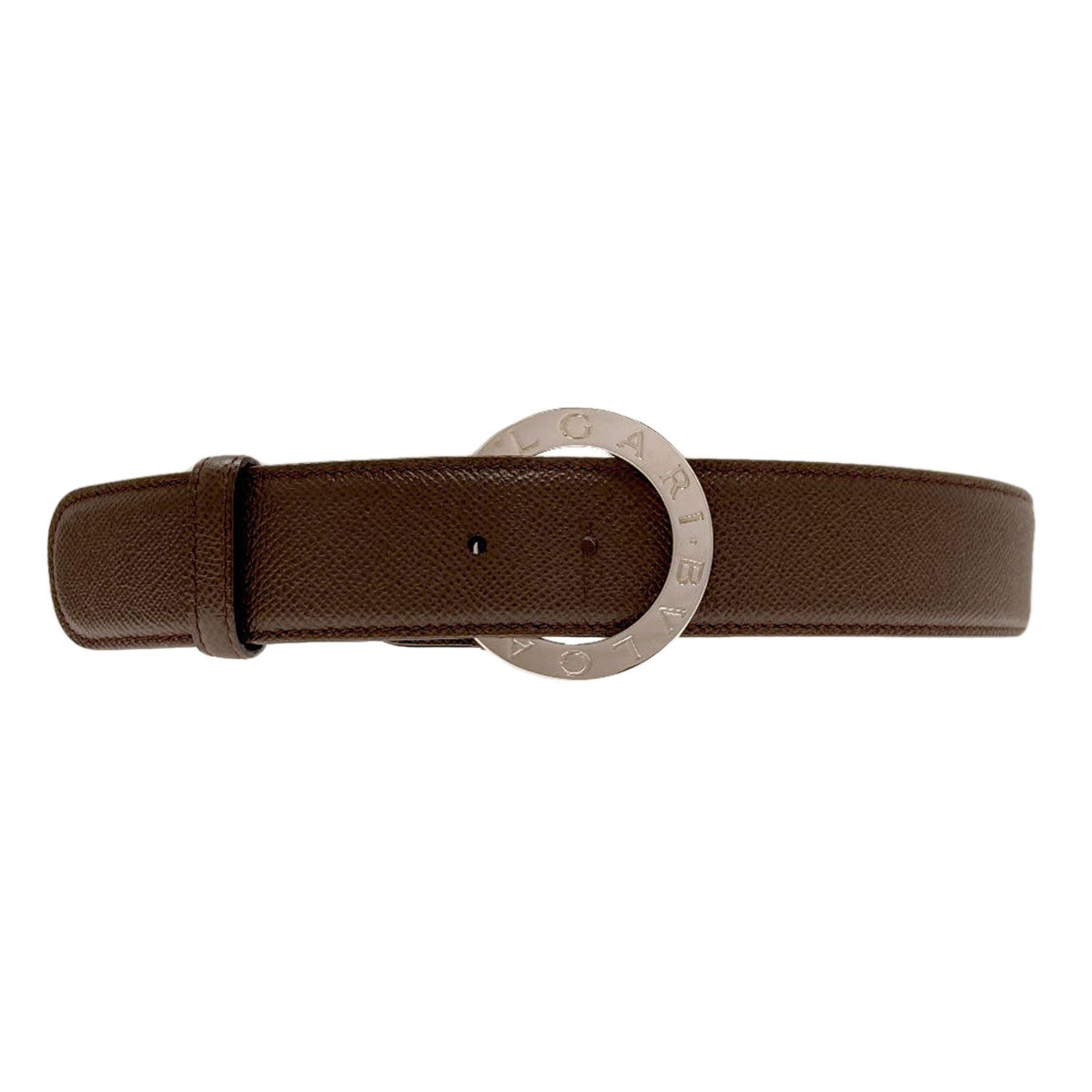 BVLGARI BVLGARI BVLGARI belt Leather mens [Used]