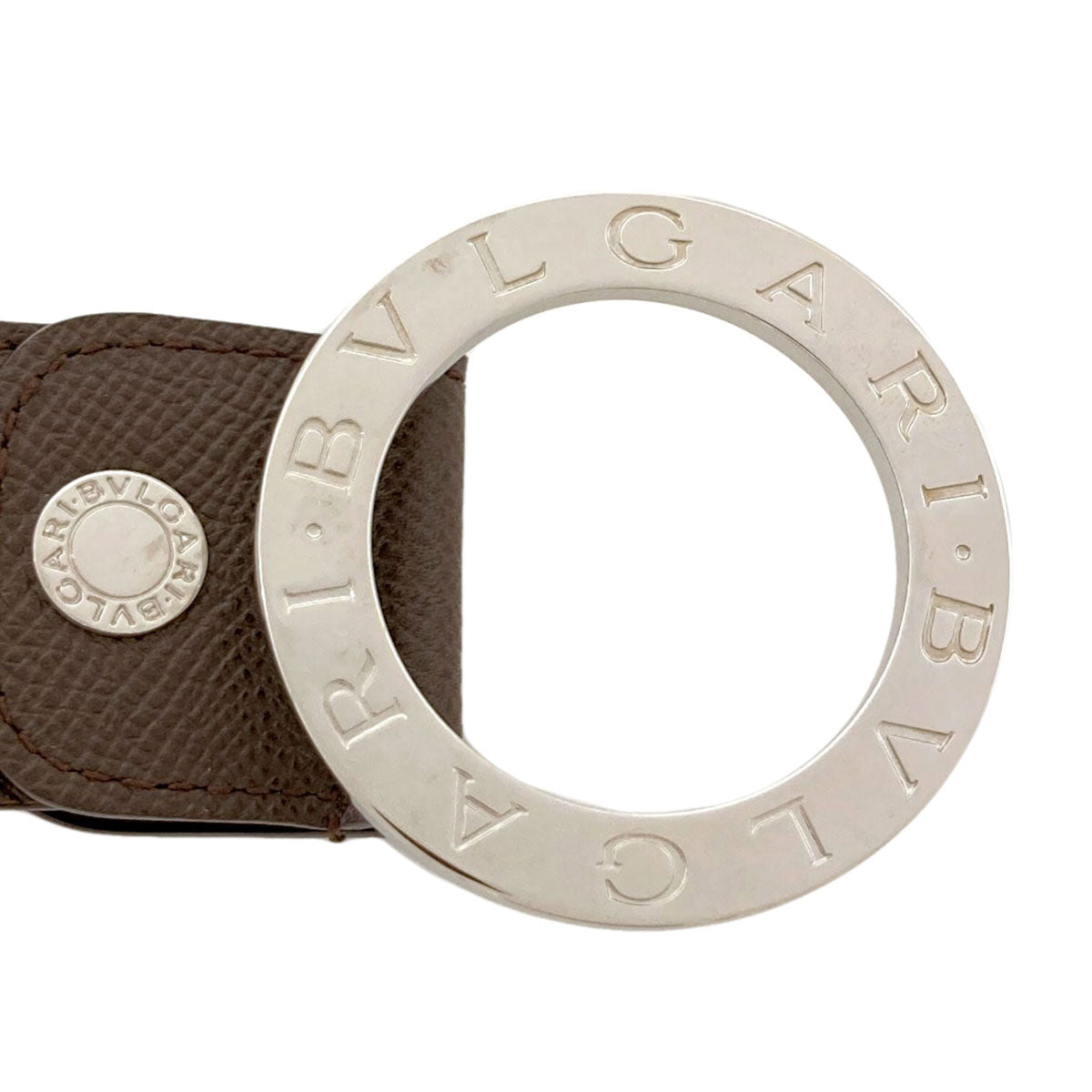 BVLGARI BVLGARI BVLGARI belt Leather mens [Used]