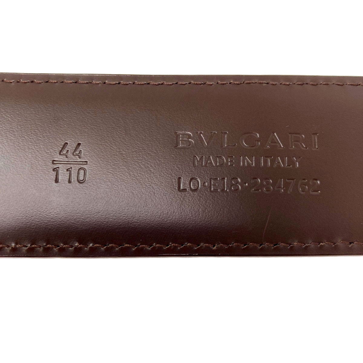 BVLGARI BVLGARI BVLGARI belt Leather mens [Used]