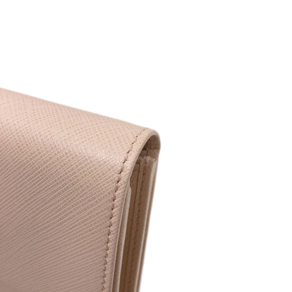 Salvatore Ferragamo Gancini Bifold Wallet with Coin Pocket Leather Ladies [Used]